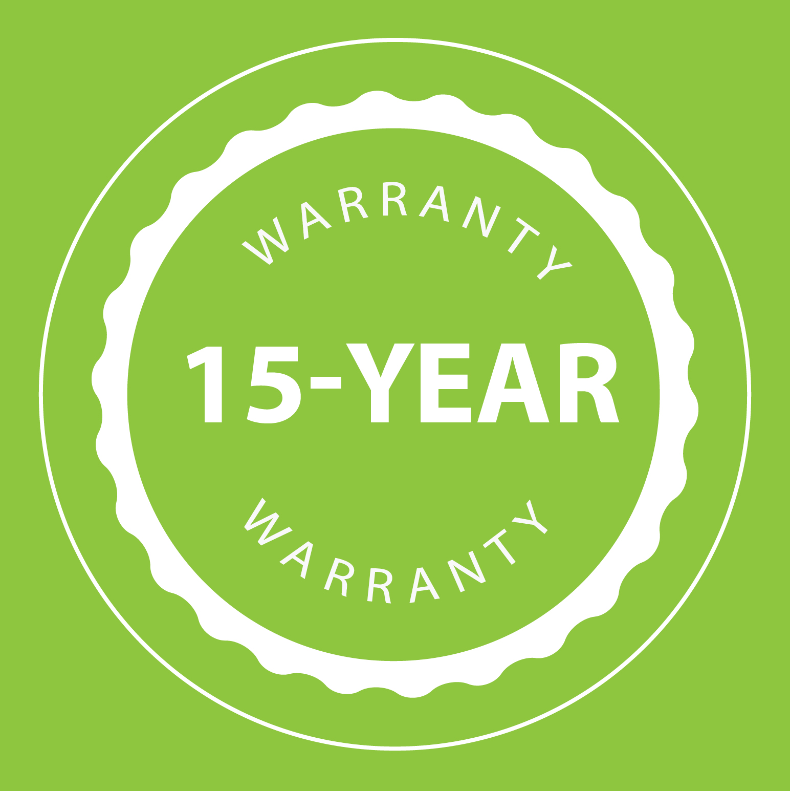 15-Year Warranty