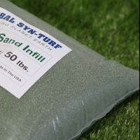 Green sand for synthetic turf infill