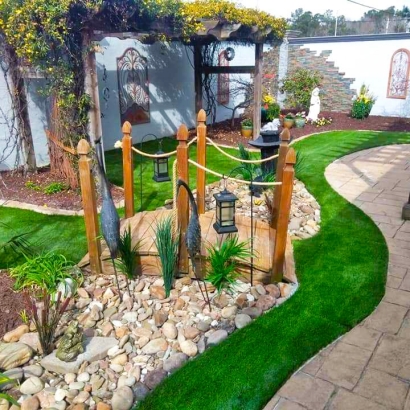 Dry Rock Japanese Garden with Arching Bridge