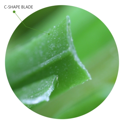 C-Shape Blade: Artificial Grass synthetic blades technology unique blades by Global Syn-Turf