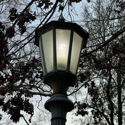 Raleigh, North Carolina street light