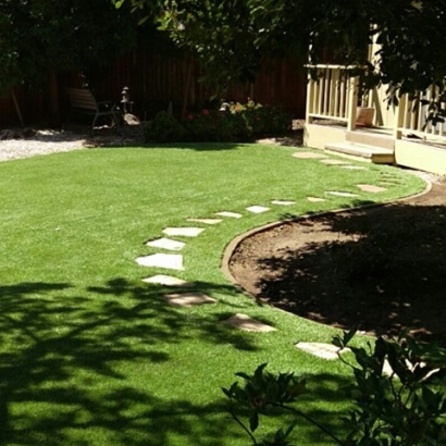 Synthetic Grass Backyard Lompoc, Santa Barbara County, California