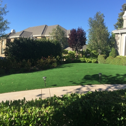 Front yard artificial grass synthetic lawn fully installed landscape