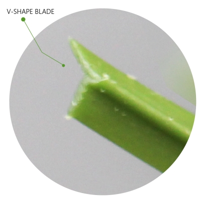 V-Shape Blade: Artificial Grass Synthetic Blades Design New Technology