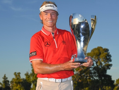 Bernhard Langer, Global Syn-Turf, Inc. Endorsed Professional Golfer, wins record 6th Schwab Cup