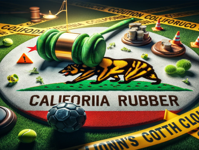 California synthetic turf law - Assembly Bill 626 - rubber crumb