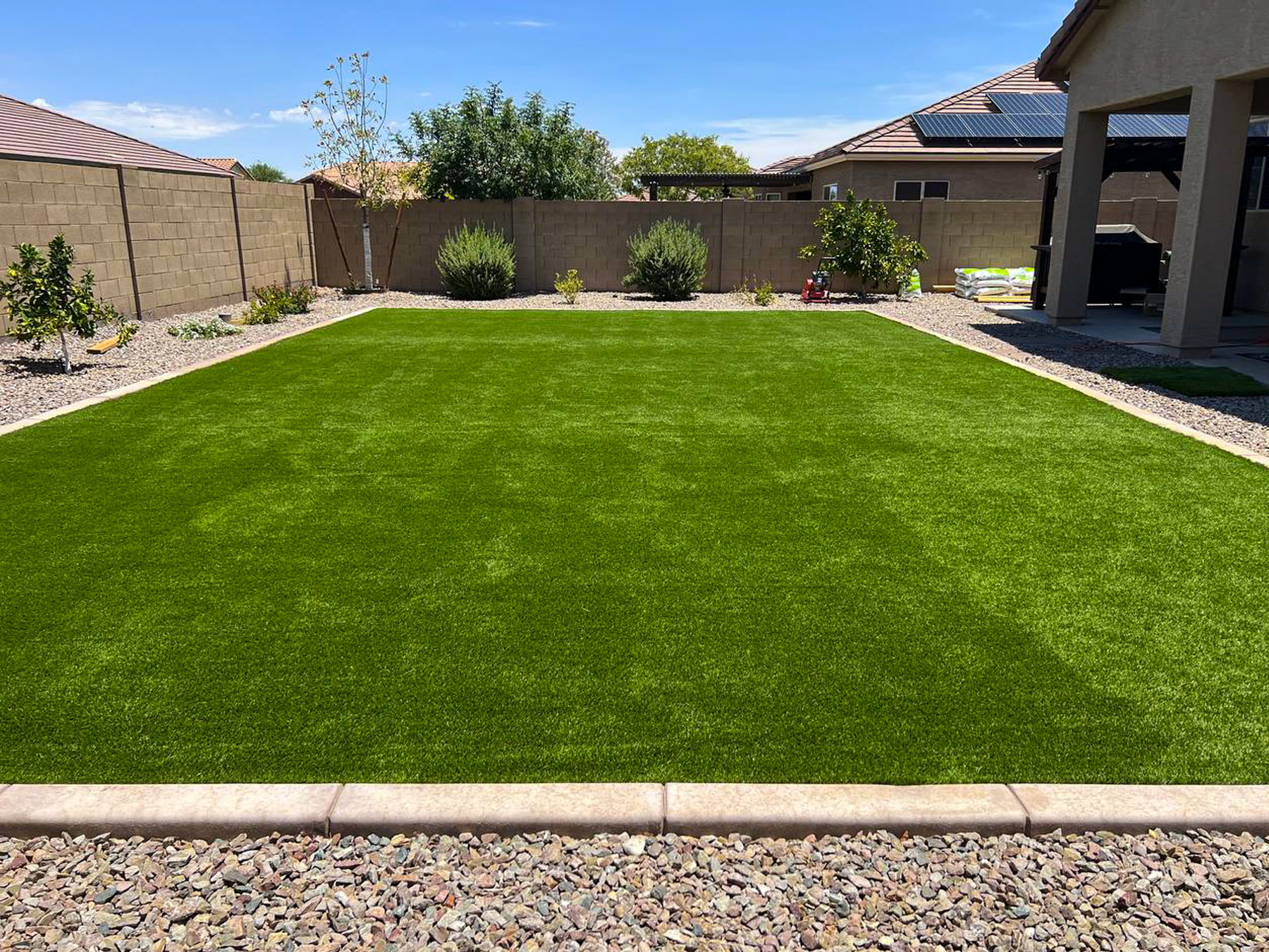 Phoenix, AZ Super Natural-80 artificial grass synthetic turf installation