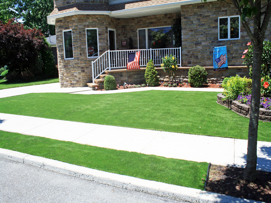 Front Yard Synthetic Turf Artificial Grass Home Front Yard