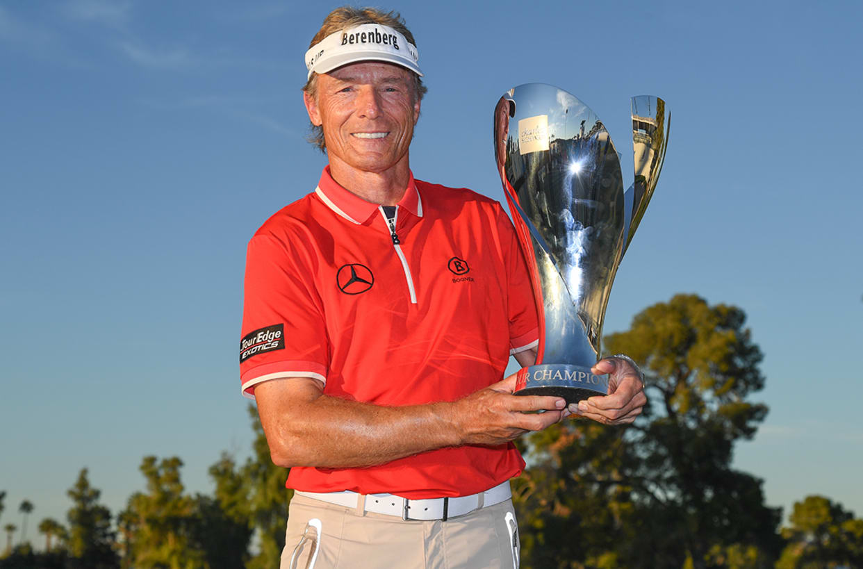 Bernhard Langer, Global Syn-Turf, Inc. Endorsed Professional Golfer, wins record 6th Schwab Cup